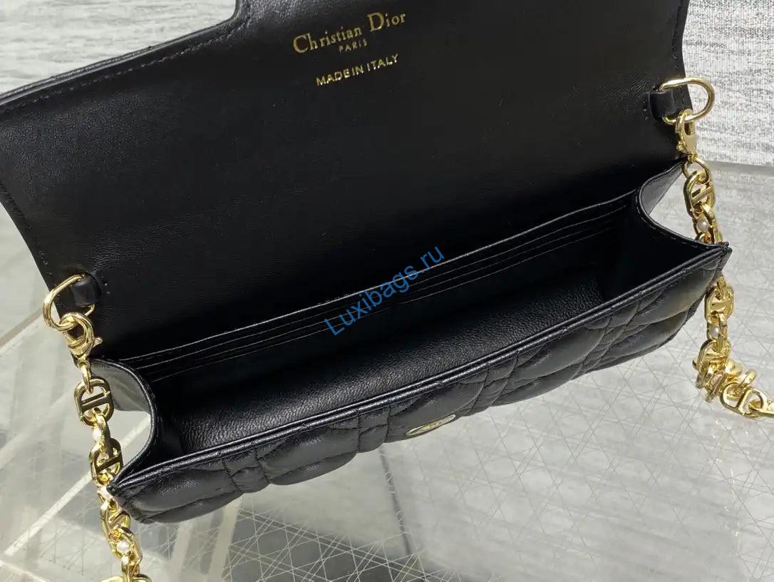 Dior Small Dior Jolie Bag With Chain Black Cannage Calfskin S3117 | dior small dior jolie bag with chain cannage calfskin 53