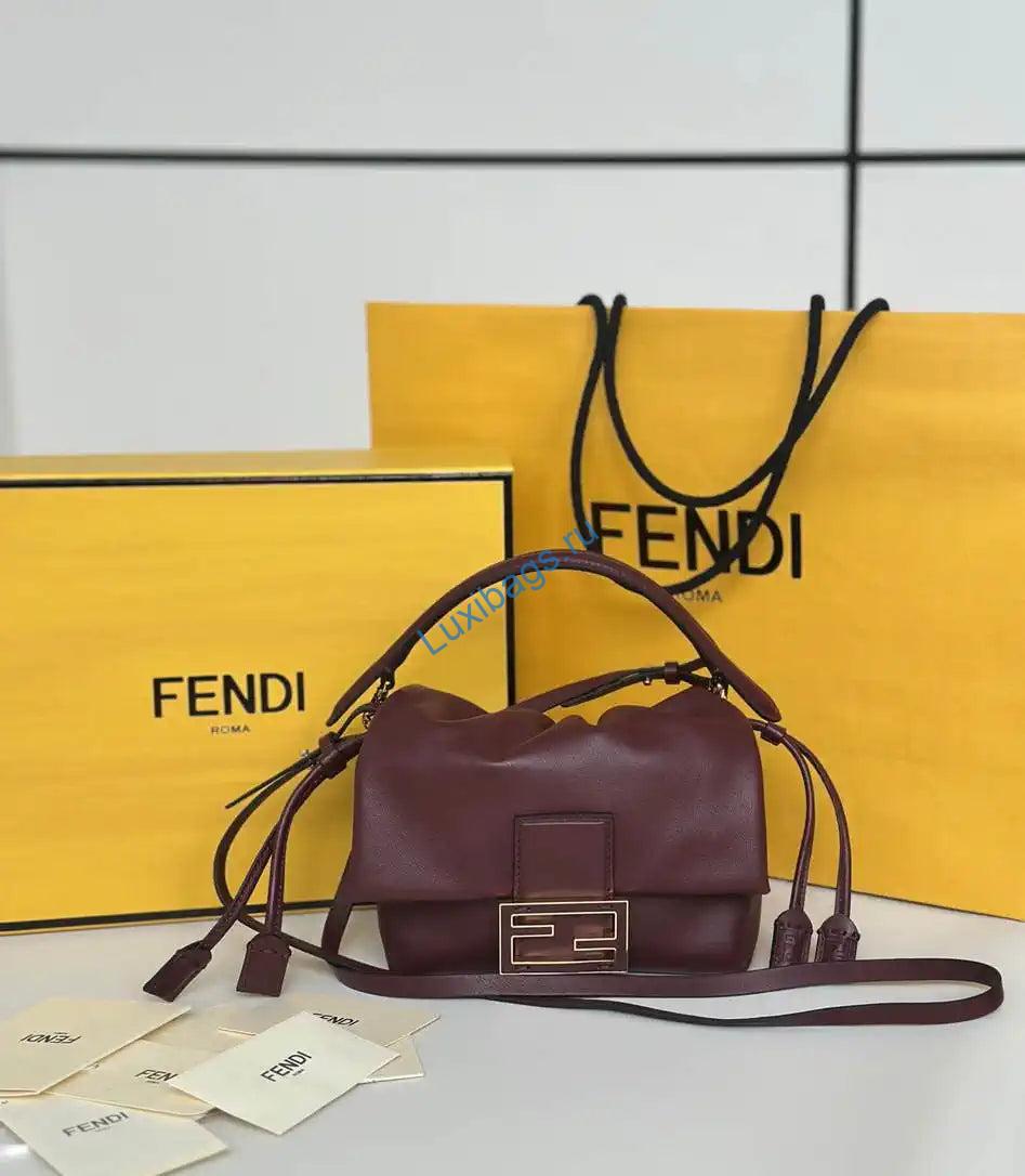 fendi 8bs105av5wf1sxq mamma baguette nano wine red leather miniature 8677mini 1 Fendi 8BS105AV5WF1SXQ Mamma Baguette Nano Wine Red leather miniature 8677mini | fendi 7as368abvef0k7e mamma baguette nano wine red leather miniature 8677mini 02