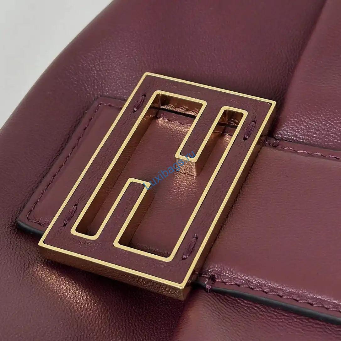 fendi 8bs105av5wf1sxq mamma baguette nano wine red leather miniature 8677mini 2 Fendi 8BS105AV5WF1SXQ Mamma Baguette Nano Wine Red leather miniature 8677mini | fendi 7as368abvef0k7e mamma baguette nano wine red leather miniature 8677mini 03