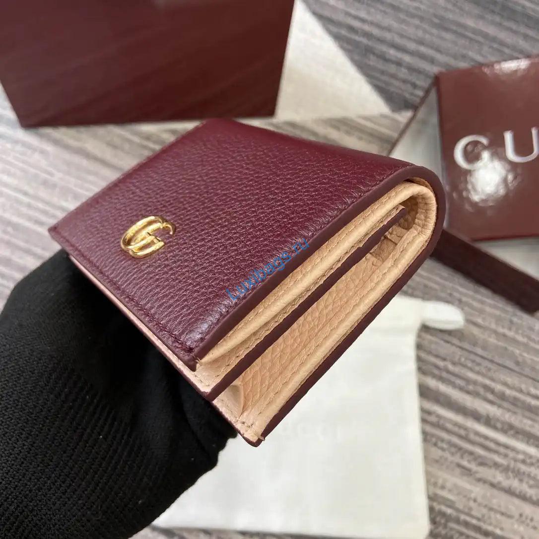 gucci 456126 bi-color gg marmont small wallet wind red 4 Gucci 456126 Bi-color GG Marmont small wallet Wind Red | gucci 456126 bi color gg marmont small wallet 05