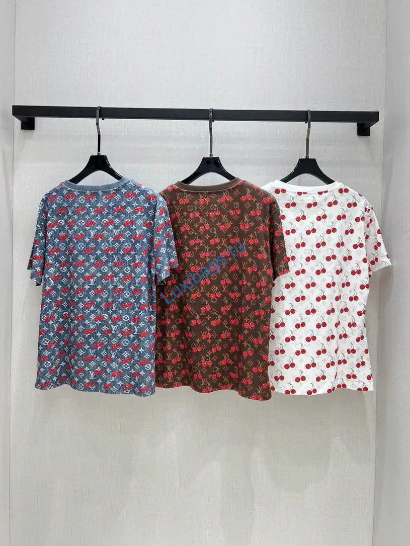 louis vuitton 1aig26 women mercerized cotton t-shirt l66495 6 Louis Vuitton 1AIG26 Women Mercerized cotton T-shirt L66495 | louis vuitton 1aig26 women short sleeved patchwork sweater l66495 07