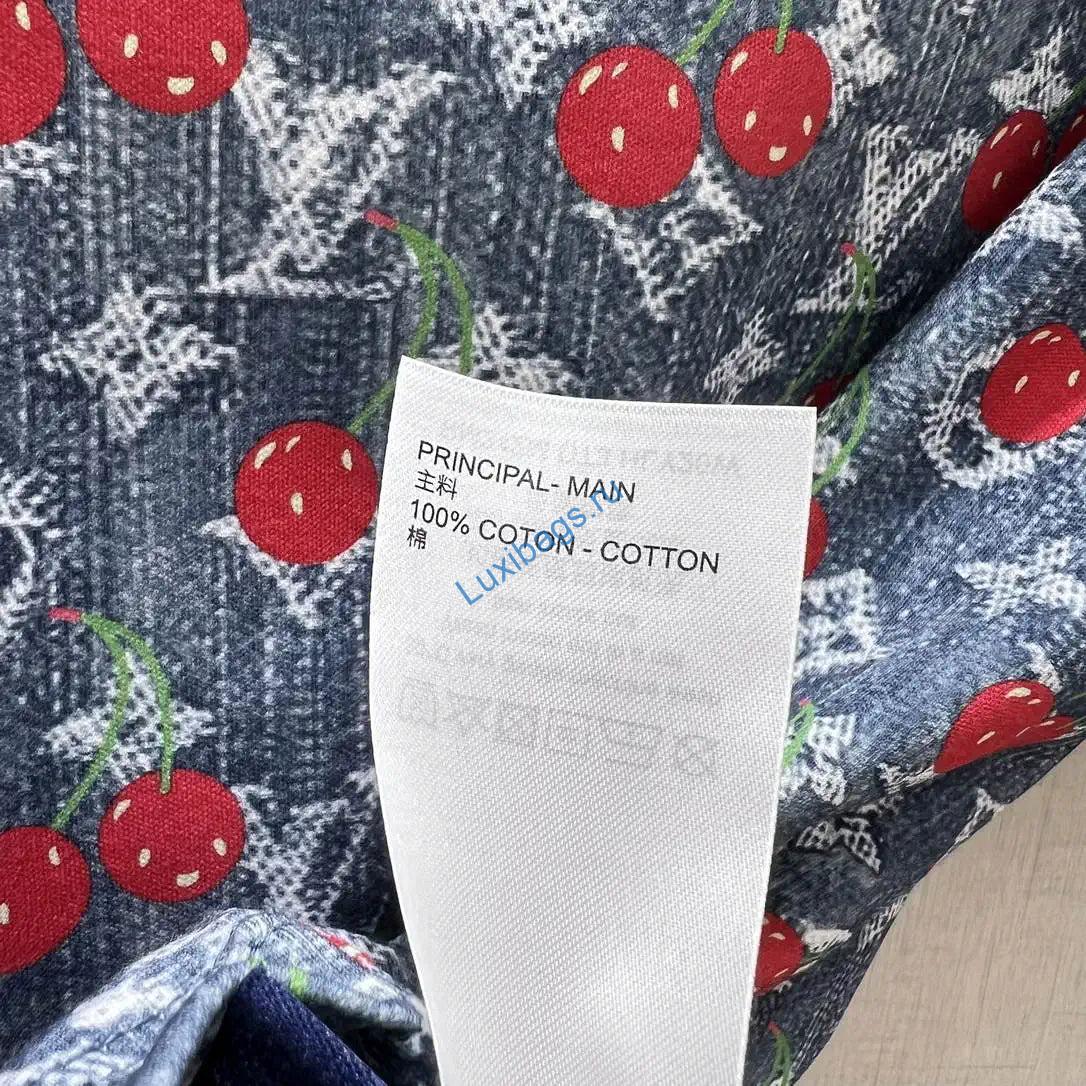 louis vuitton 1aig26 women mercerized cotton t-shirt l66495 7 Louis Vuitton 1AIG26 Women Mercerized cotton T-shirt L66495 | louis vuitton 1aig26 women short sleeved patchwork sweater l66495 08