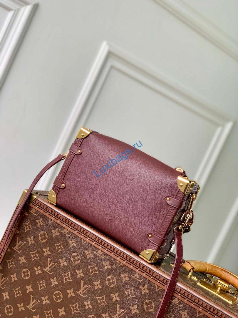 lv m25669 louis vuitton side trunk mm bag wine red 2 LV M25669 Louis Vuitton Side Trunk MM Bag Wine Red | lv m25669 louis vuitton side trunk mm bag wine red 3