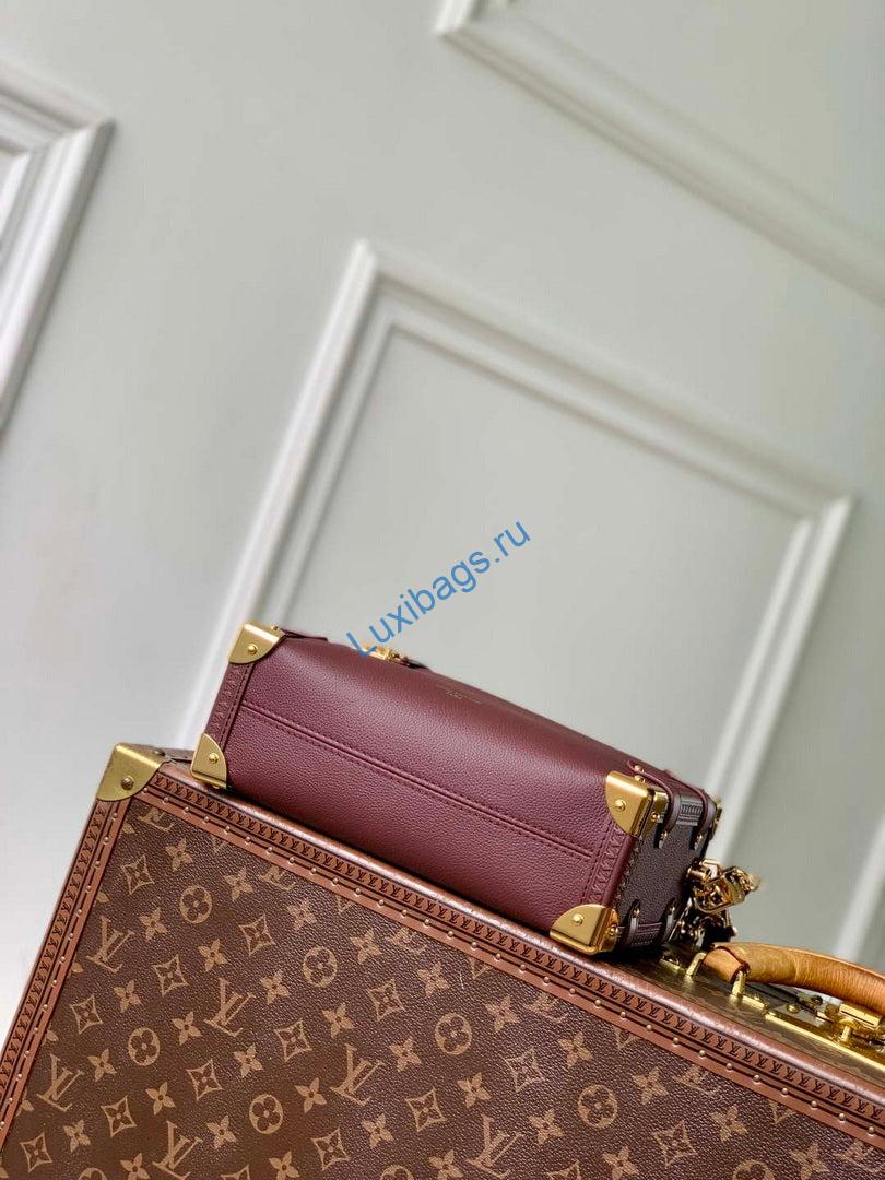 LV M25669 Louis Vuitton Side Trunk MM Bag Wine Red | lv m25669 louis vuitton side trunk mm bag wine red 4