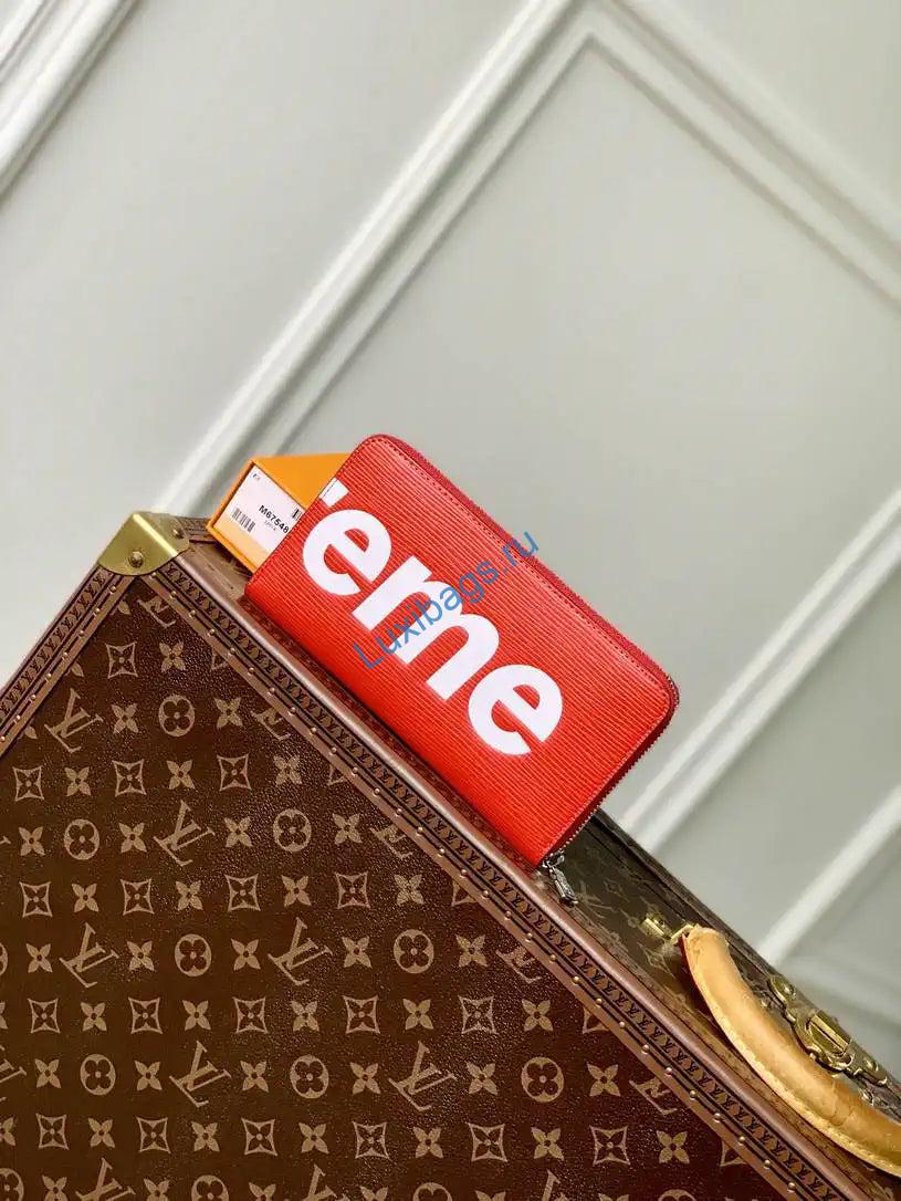 lv m67548 zippy wallet louis vuitton x supreme leather red 1 LV M67548 Zippy Wallet Louis Vuitton x Supreme leather Red | lv m67548 zippy wallet louis vuitton x supreme leather red 02