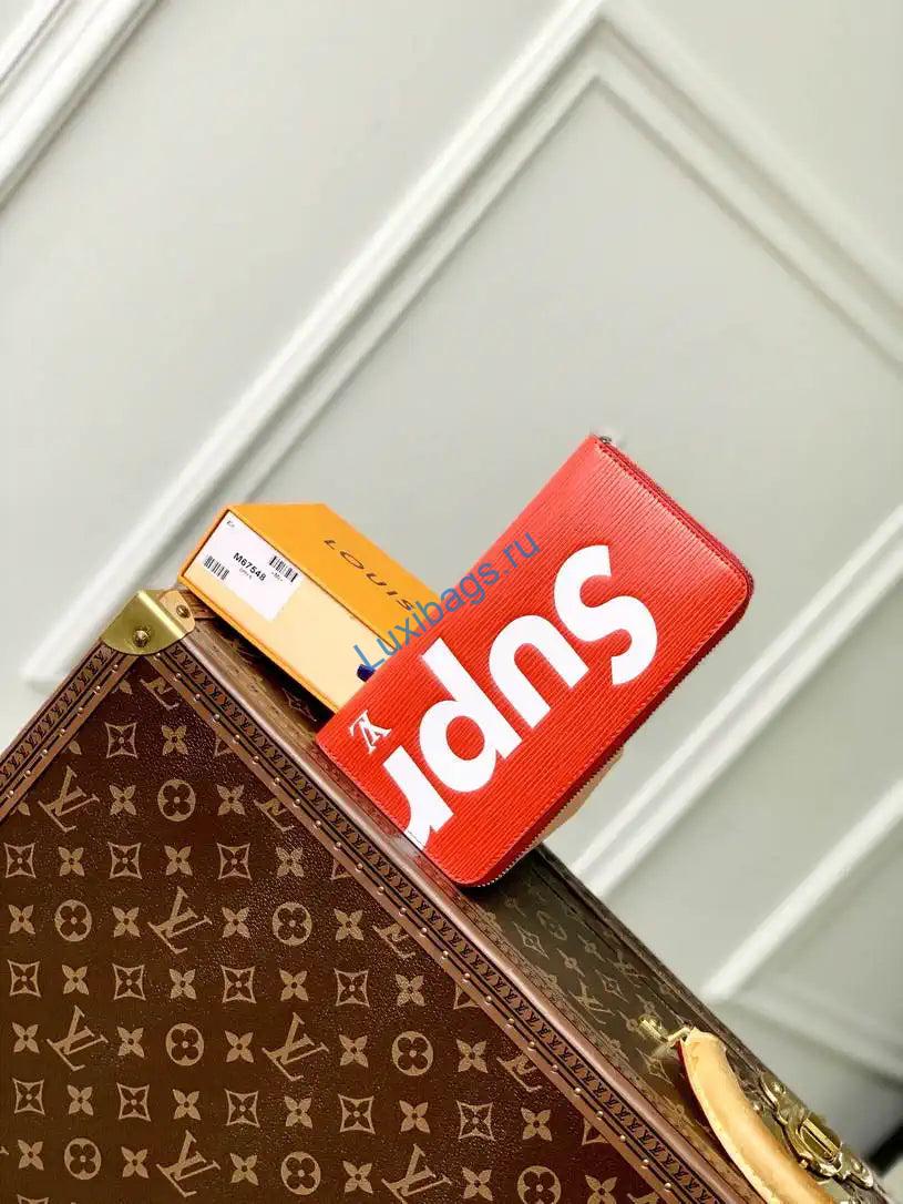 lv m67548 zippy wallet louis vuitton x supreme leather red 2 LV M67548 Zippy Wallet Louis Vuitton x Supreme leather Red | lv m67548 zippy wallet louis vuitton x supreme leather red 03