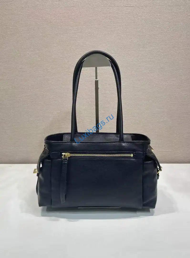 prada explore medium nappa leather tote bag 1bg596 black 2 Prada Explore medium nappa leather tote bag 1BG596 Black | prada 1bg596 explore medium nappa leather tote bag black 03