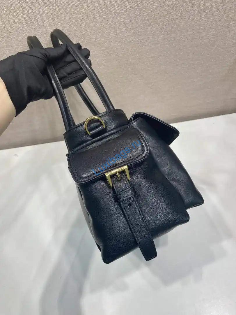 prada explore medium nappa leather tote bag 1bg596 black 4 Prada Explore medium nappa leather tote bag 1BG596 Black | prada 1bg596 explore medium nappa leather tote bag black 05