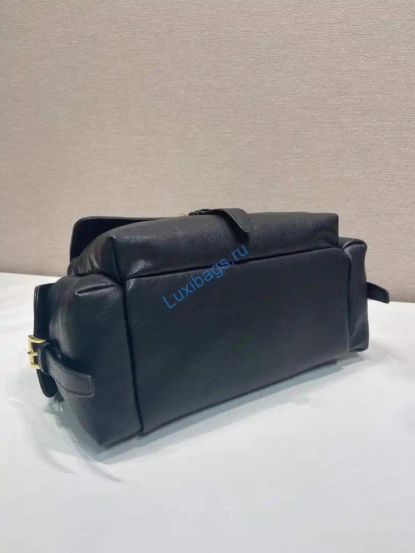 prada explore medium nappa leather tote bag 1bg596 black 5 Prada Explore medium nappa leather tote bag 1BG596 Black | prada 1bg596 explore medium nappa leather tote bag black 06