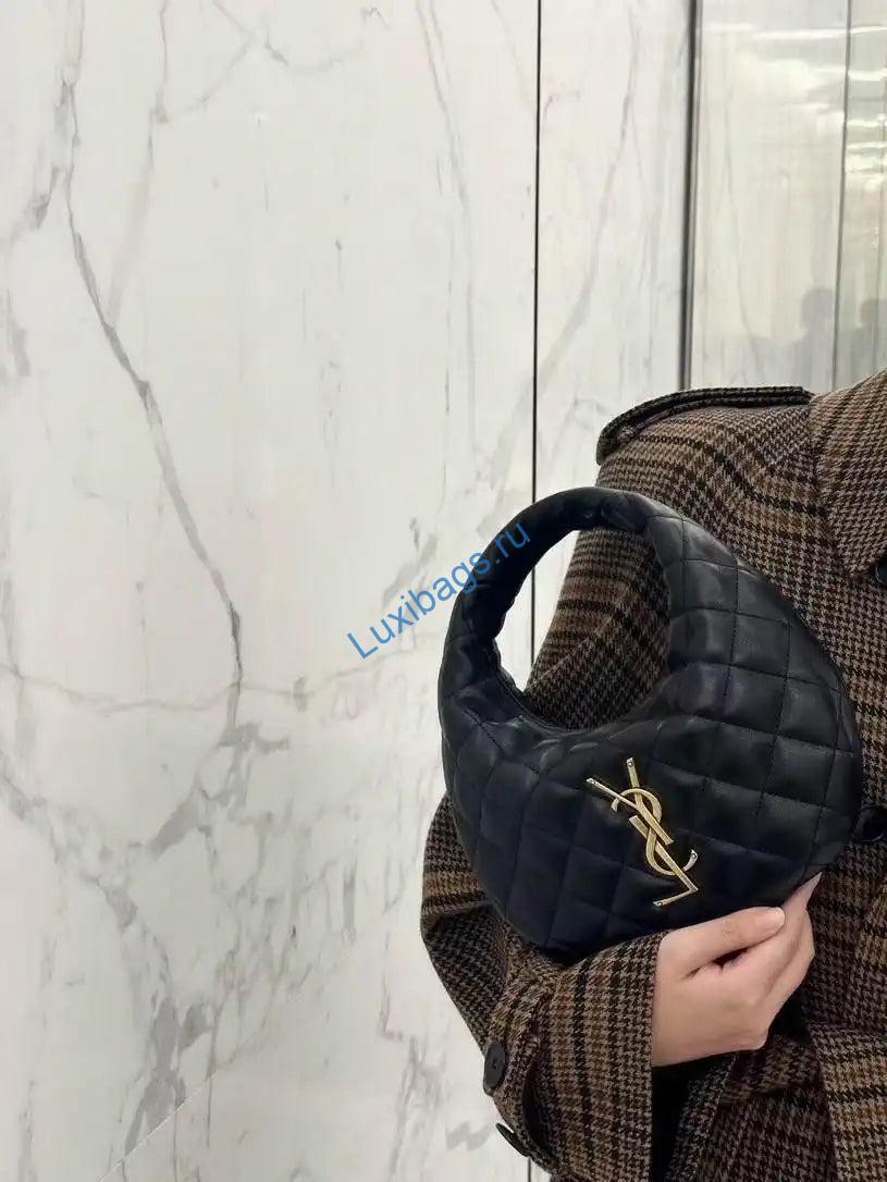 Saint Laurent YSL 851689 ICARINO in quilted nappa Black