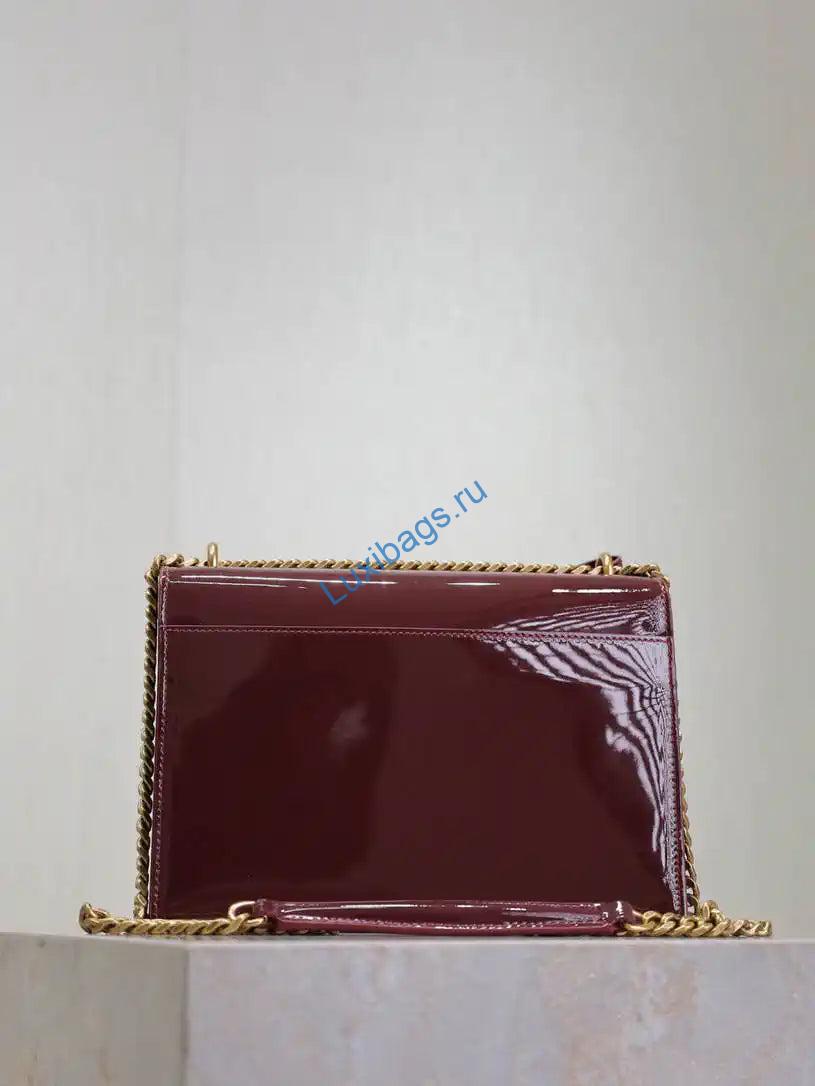 ysl 442906 sunset medium in patent leather wine red 5 YSL 442906 SUNSET MEDIUM IN Patent LEATHER Wine Red | ysl 442906 sunset medium in patent leather wine red 06