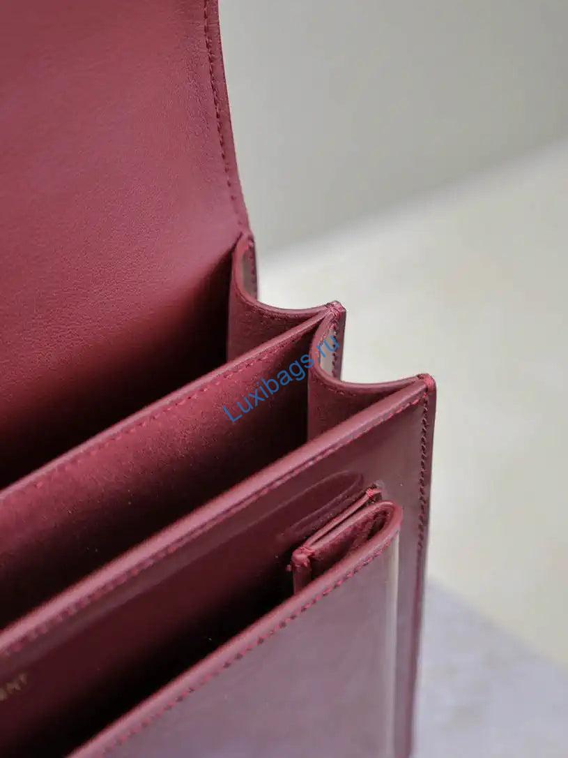 ysl 442906 sunset medium in patent leather wine red 8 YSL 442906 SUNSET MEDIUM IN Patent LEATHER Wine Red | ysl 442906 sunset medium in patent leather wine red 09