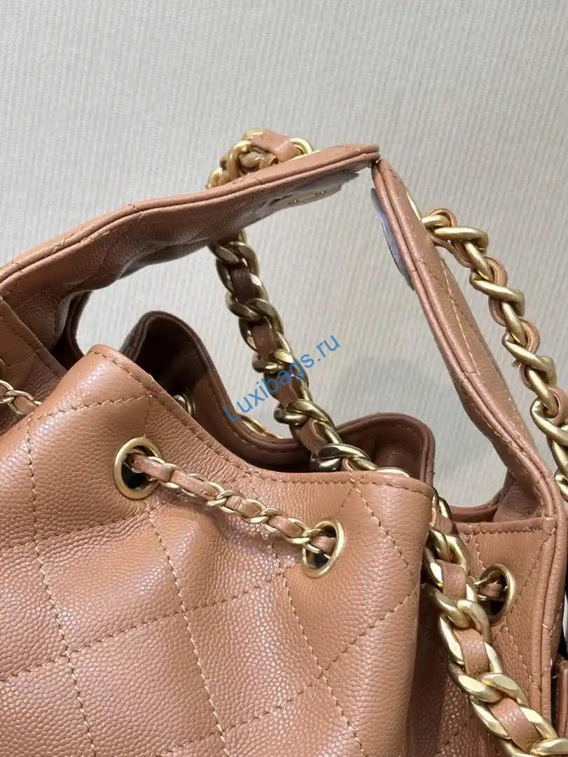Chanel AS5293 Small Hobo Calfskin & Gold-Tone Metal Brown | chanel as5293 small hobo calfskin gold tone metal brown 08