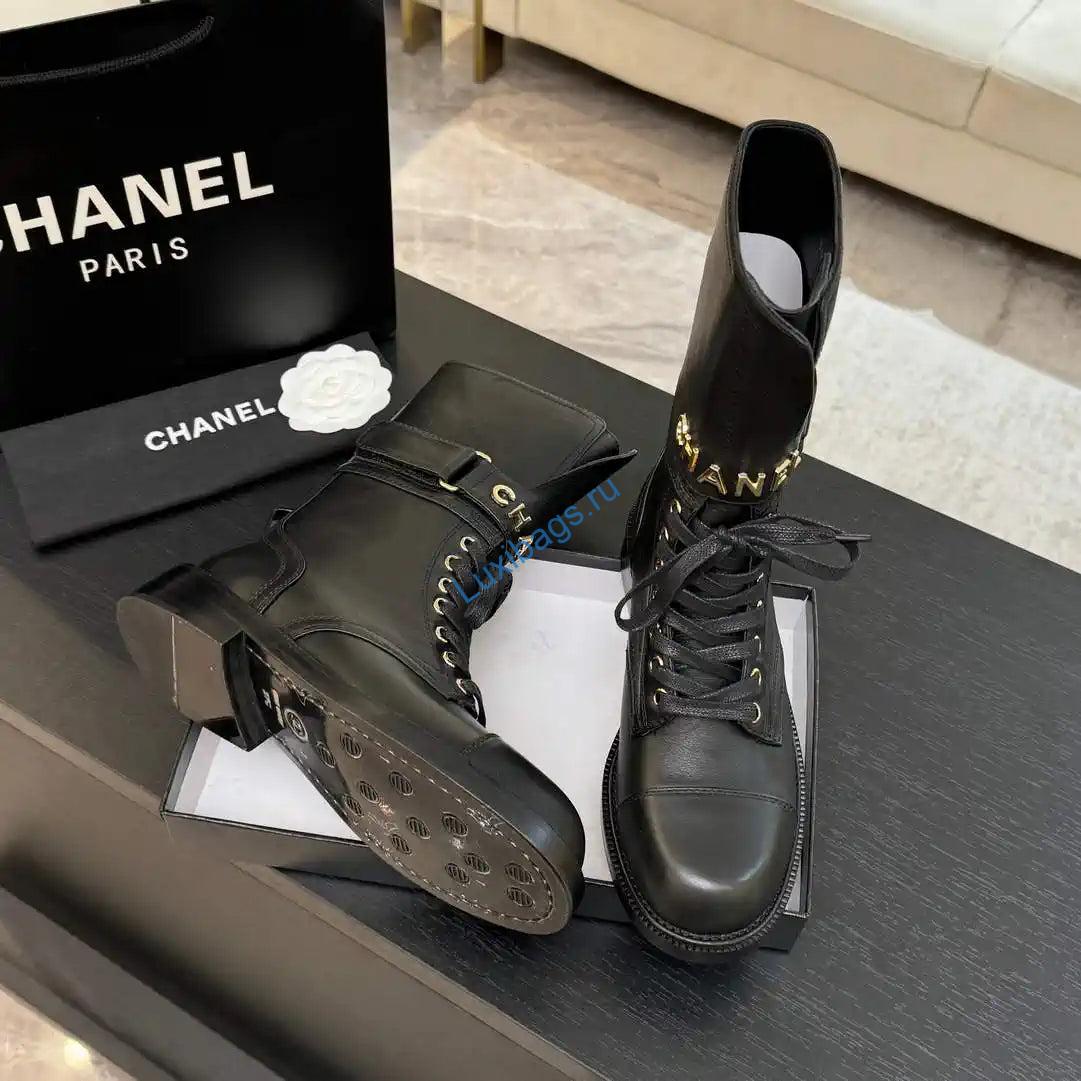 chanel women's handmade martin short boots c925210 1 Chanel Women's Handmade Martin Short Boots C925210 | chanel womens handmade martin short boots c925210 02