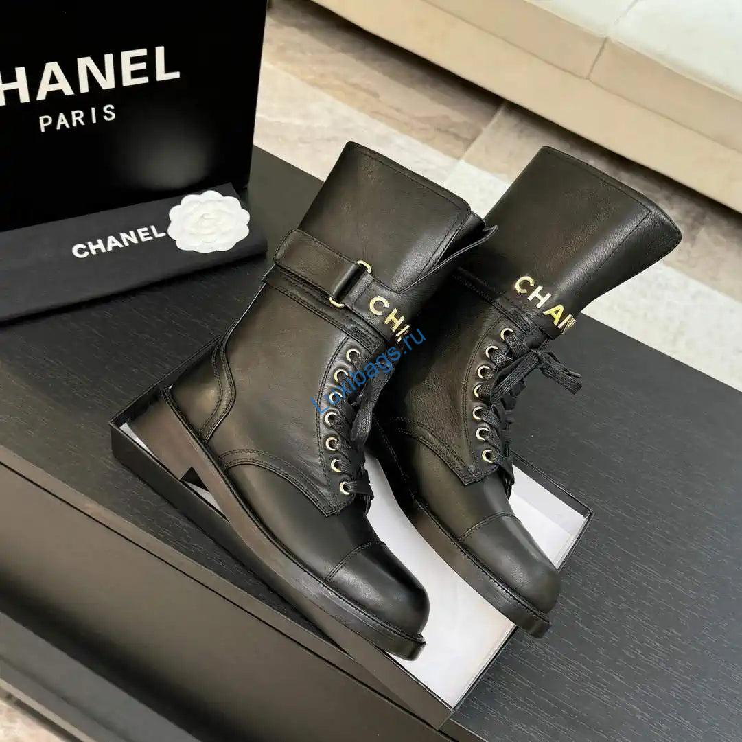 chanel women's handmade martin short boots c925210 3 Chanel Women's Handmade Martin Short Boots C925210 | chanel womens handmade martin short boots c925210 04