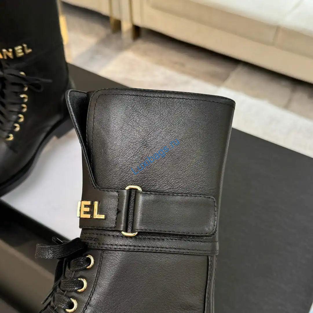 chanel women's handmade martin short boots c925210 5 Chanel Women's Handmade Martin Short Boots C925210 | chanel womens handmade martin short boots c925210 06
