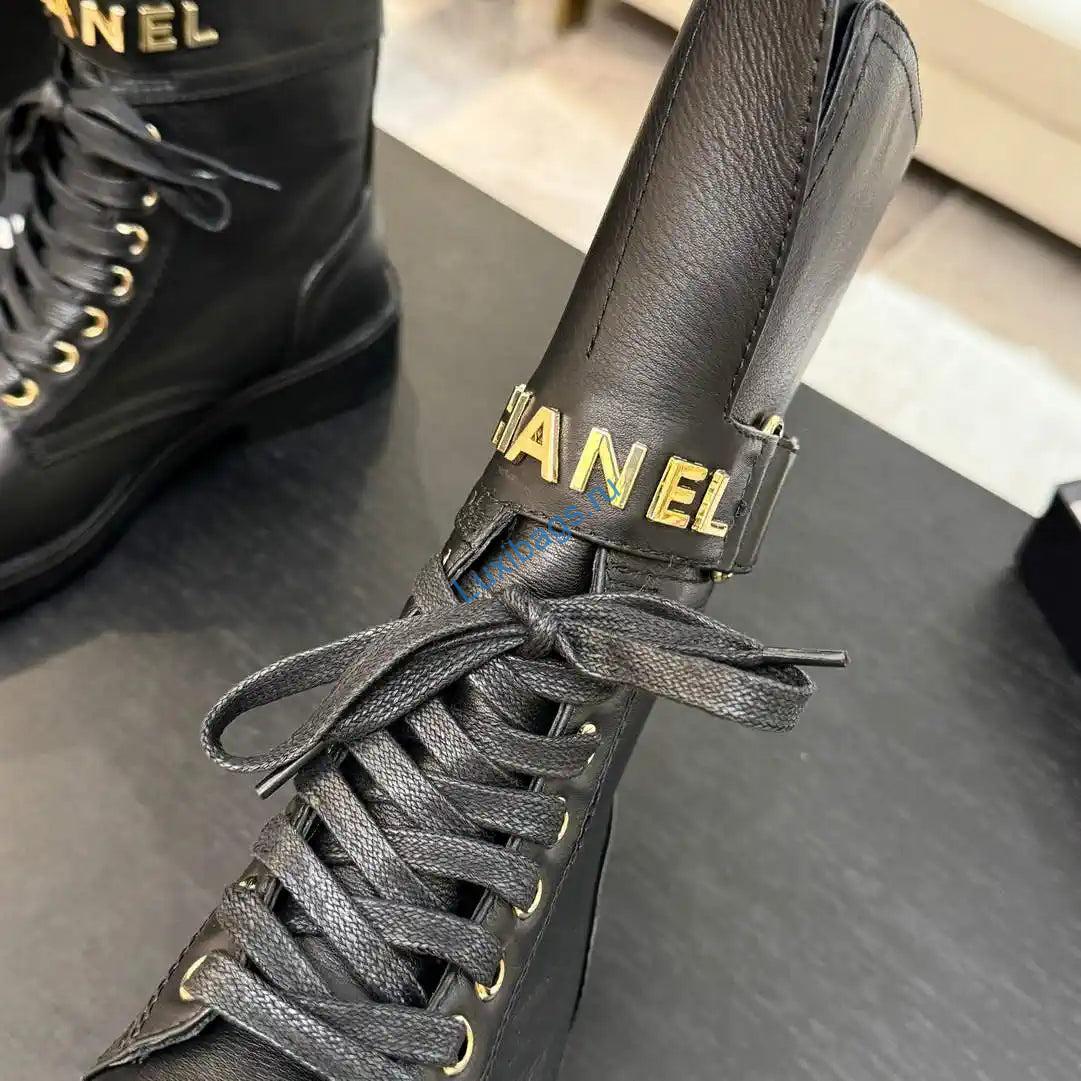 chanel women's handmade martin short boots c925210 8 Chanel Women's Handmade Martin Short Boots C925210 | chanel womens handmade martin short boots c925210 09