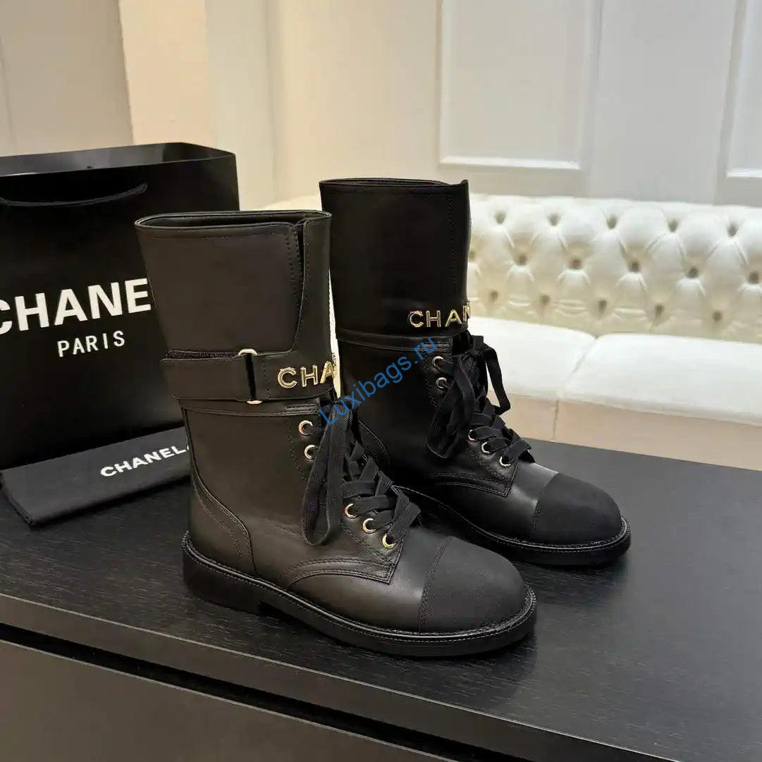 chanel women's handmade martin short boots c925211 1 Chanel Women's Handmade Martin Short Boots C925211 | chanel womens handmade martin short boots c925210 11