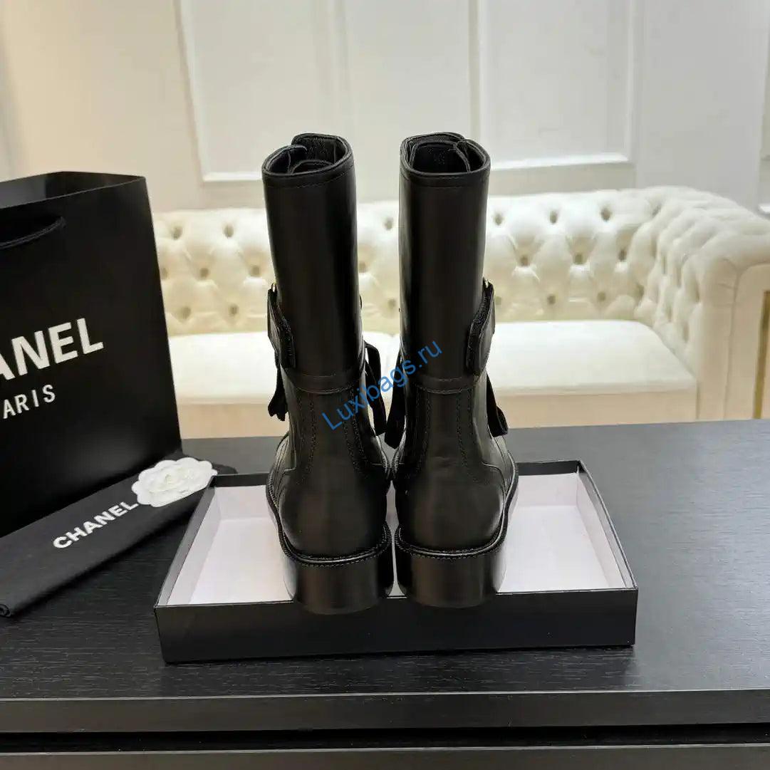 chanel women's handmade martin short boots c925211 2 Chanel Women's Handmade Martin Short Boots C925211 | chanel womens handmade martin short boots c925210 12