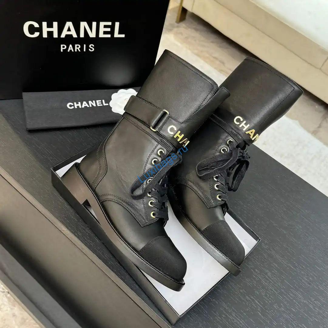 chanel women's handmade martin short boots c925211 5 Chanel Women's Handmade Martin Short Boots C925211 | chanel womens handmade martin short boots c925210 15