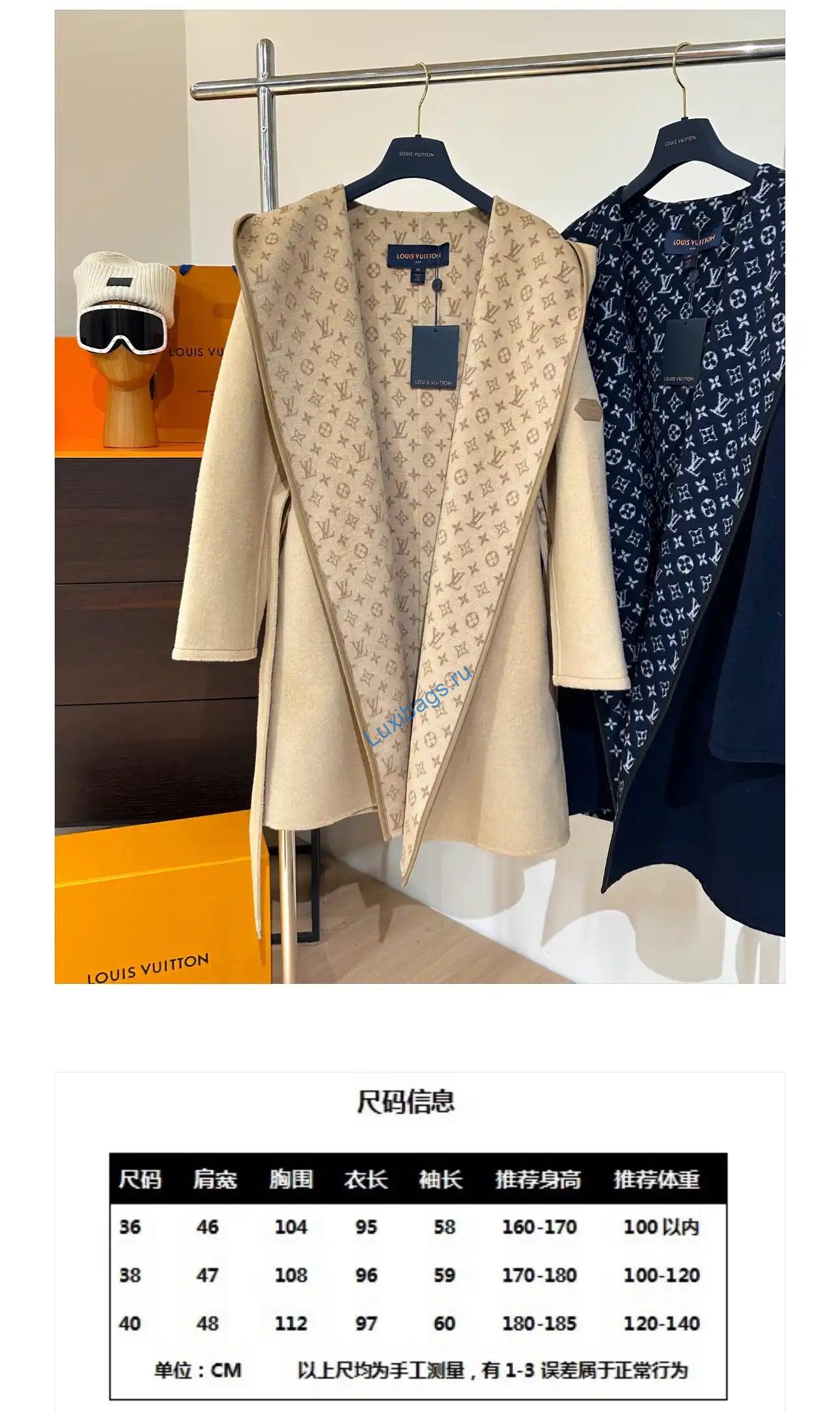 louis vuitton lv 1a4pe6 women's hooded wrap coat l55763 6 Louis Vuitton LV 1A4PE6 Women's Hooded Wrap Coat L55763 | louis vuitton lv 1a4pe6 womens hooded wrap coat l55760 98