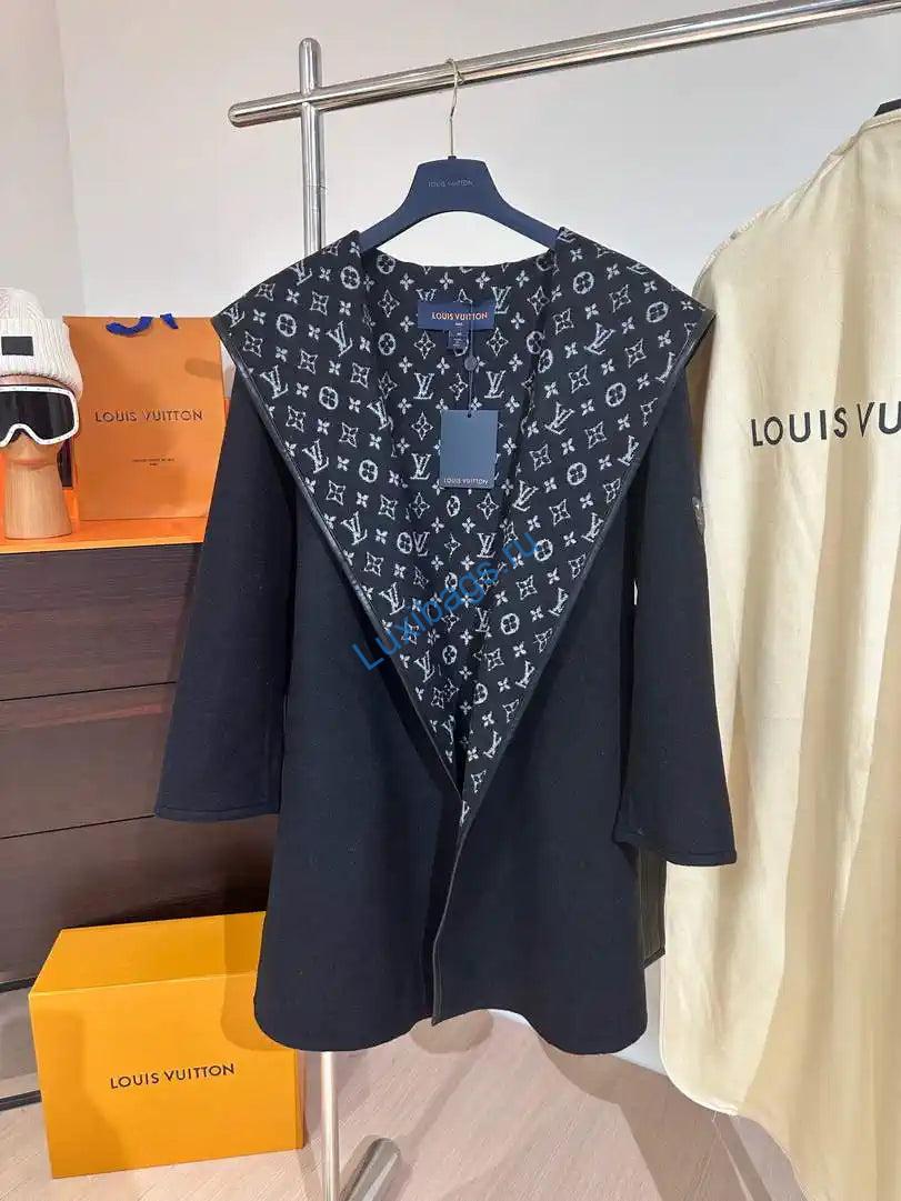 Louis Vuitton LV 1A4PE6 Women's Hooded Wrap Coat L55760 | louis vuitton lv 1a4pe6 womens hooded wrap coat l55760 02