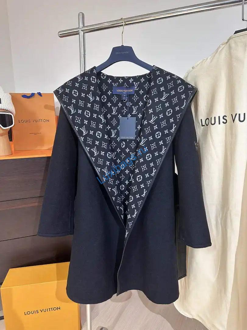 Louis Vuitton LV 1A4PE6 Women's Hooded Wrap Coat L55760 | louis vuitton lv 1a4pe6 womens hooded wrap coat l55760 03