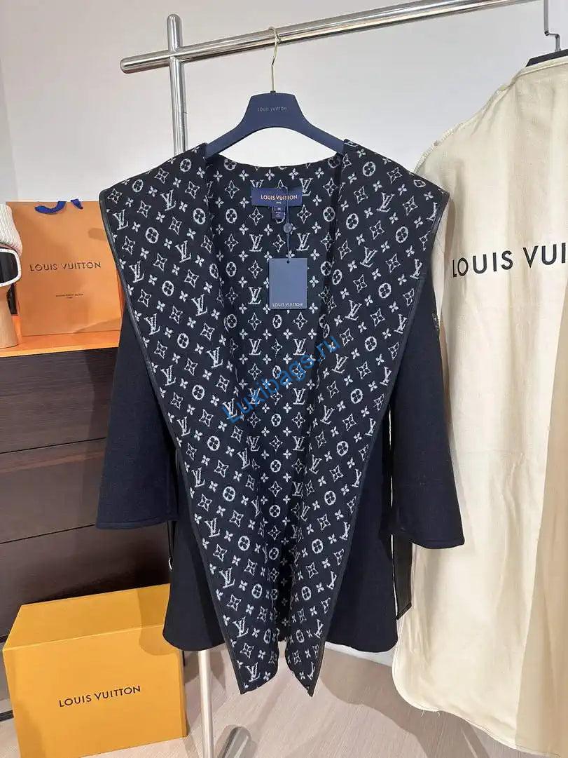 Louis Vuitton LV 1A4PE6 Women's Hooded Wrap Coat L55760 | louis vuitton lv 1a4pe6 womens hooded wrap coat l55760 04
