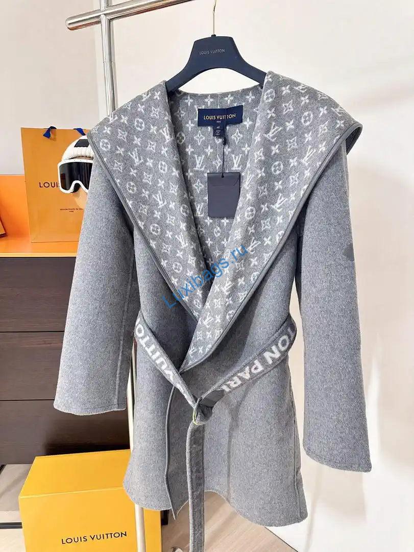 louis vuitton lv 1a4pe6 women's hooded wrap coat l55762 2 Louis Vuitton LV 1A4PE6 Women's Hooded Wrap Coat L55762 | louis vuitton lv 1a4pe6 womens hooded wrap coat l55762 03