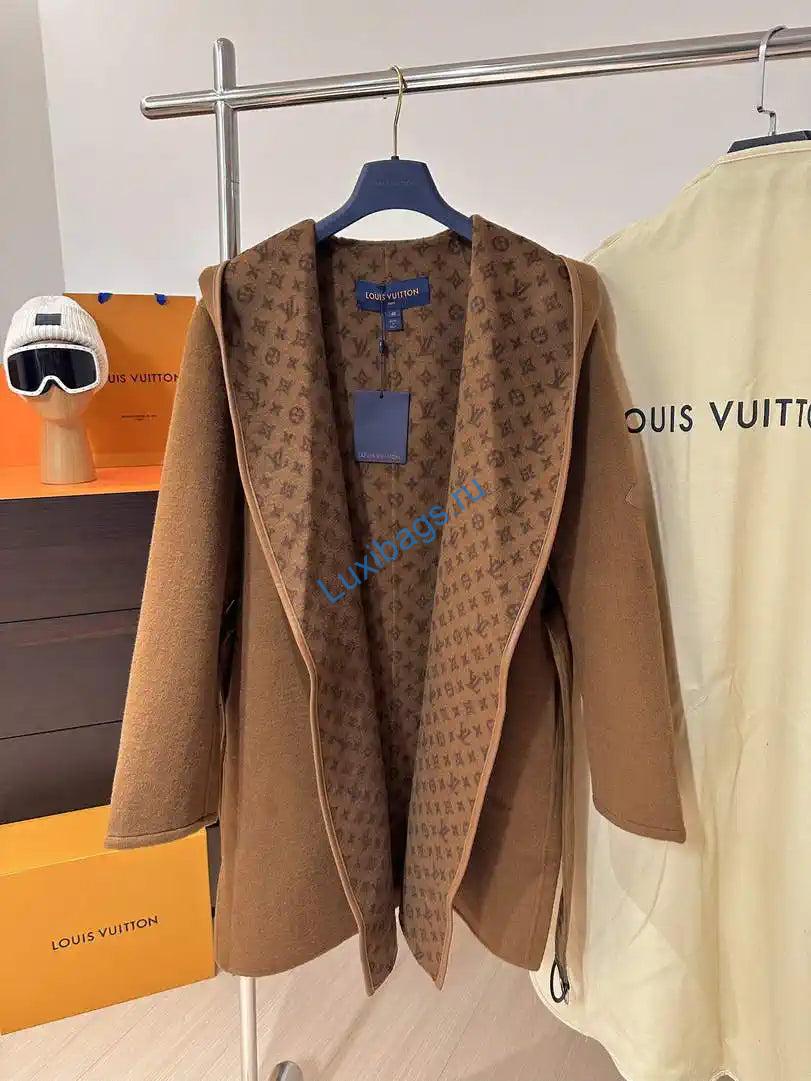 louis vuitton lv 1a4pe6 women's hooded wrap coat l55764 1 Louis Vuitton LV 1A4PE6 Women's Hooded Wrap Coat L55764 | louis vuitton lv 1a4pe6 womens hooded wrap coat l55763 02
