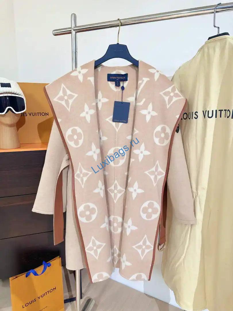 Louis Vuitton LV 1A4PE6 Women's Hooded Wrap Coat L55765 | louis vuitton lv 1a4pe6 womens hooded wrap coat l55764 03