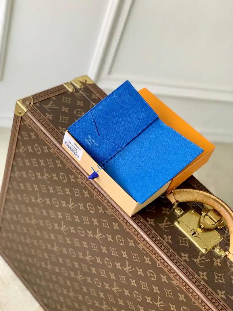 louis vuitton lv m14882 passport cover blue 8 Louis Vuitton LV M14882 Passport Cover Blue | louis vuitton lv m14882 passport cover blue 09