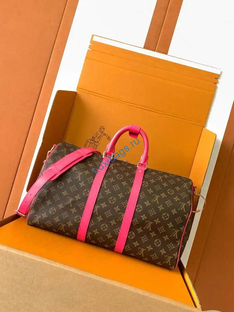 lv m13807 louis vuitton keepall bandoulière 45 pondichery pink 1 LV M13807 Louis Vuitton Keepall Bandoulière 45 Pondichery Pink | lv m13807 louis vuitton keepall bandouliere 45 pondichery pink 02
