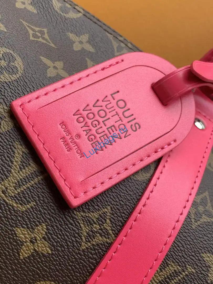 lv m13807 louis vuitton keepall bandoulière 45 pondichery pink 6 LV M13807 Louis Vuitton Keepall Bandoulière 45 Pondichery Pink | lv m13807 louis vuitton keepall bandouliere 45 pondichery pink 07