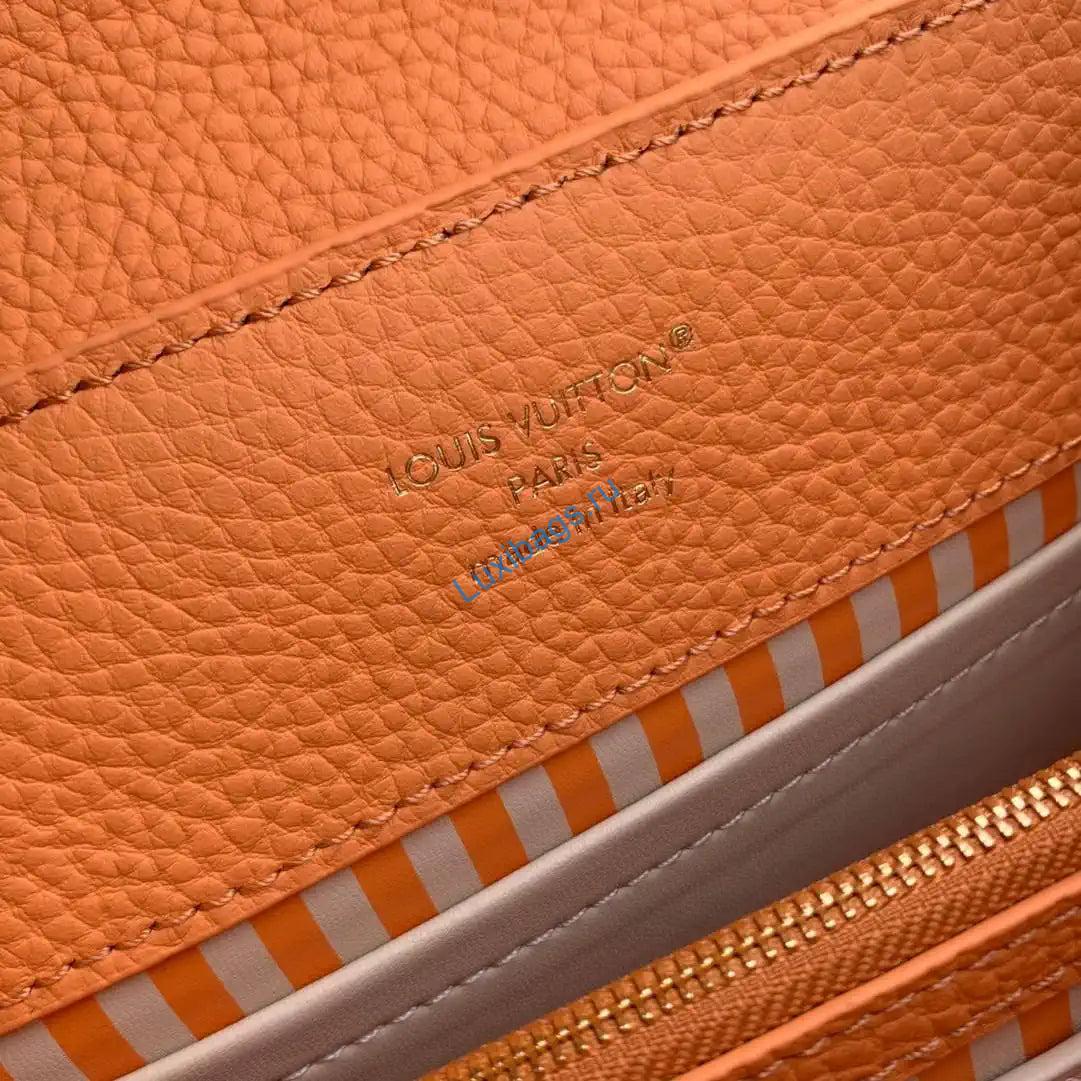 louis vuitton lv m14396 capucines bb bag khaki orange 7 Louis Vuitton LV M14396 Capucines BB Bag khaki Orange | lv m14970 louis vuitton capucines bb bag khaki orange 08
