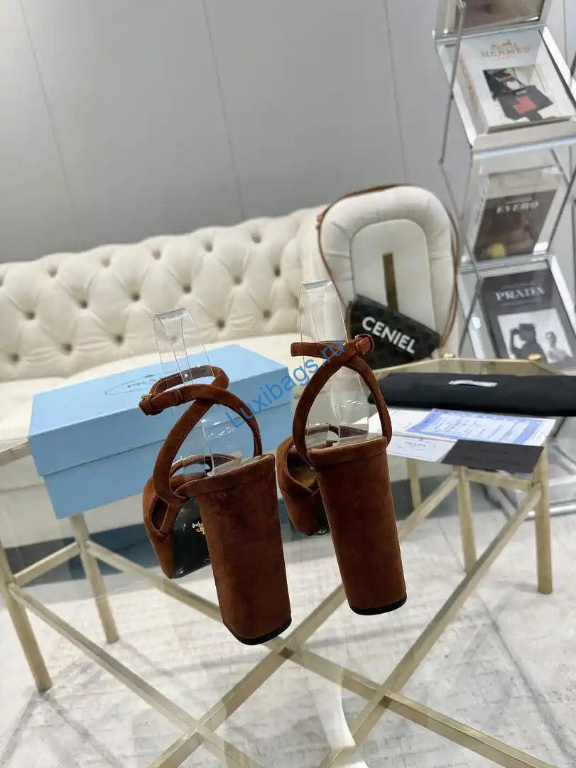 prada 1xp48b suede platform sandals p78589 6 Prada 1XP48B Suede platform sandals P78589 | prada 1xp48b suede platform sandals p78588 35