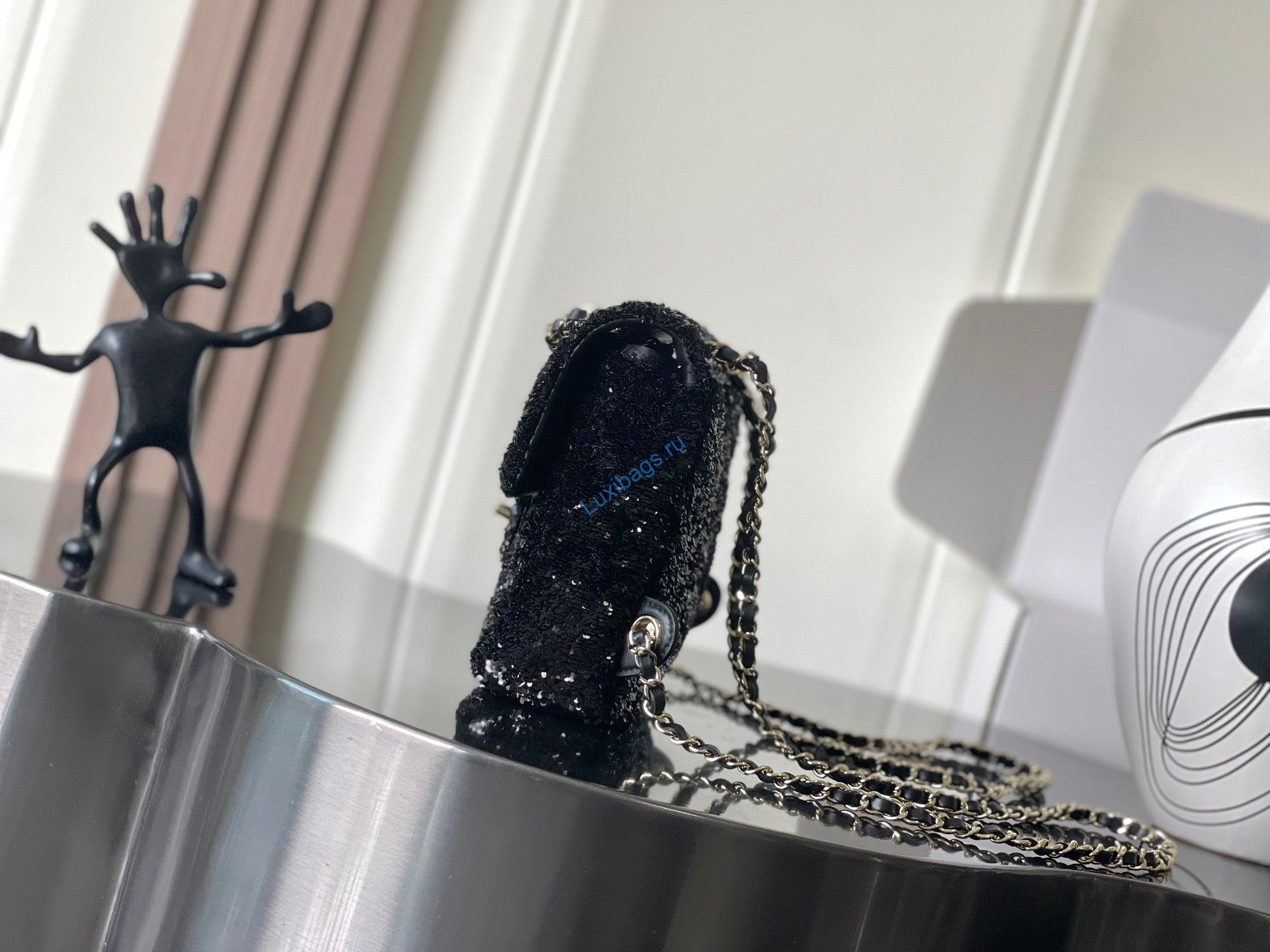 chanel 25b backpack quilted sequins & gold-tone metal as5711 black 1 Chanel 25B Backpack Quilted Sequins & Gold-Tone Metal AS5711 Black | chanel 25b backpack quilted sequins gold tone metal as5711 black 02