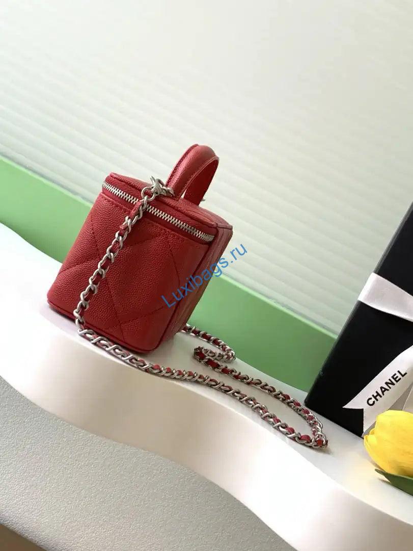 chanel ap4933 25k long vanity with chain grained shiny calfskin silver red 1 Chanel AP4933 25K Long Vanity with Chain Grained Shiny Calfskin Silver Red | chanel ap4933 25k long vanity with chain grained shiny calfskin silver red 02