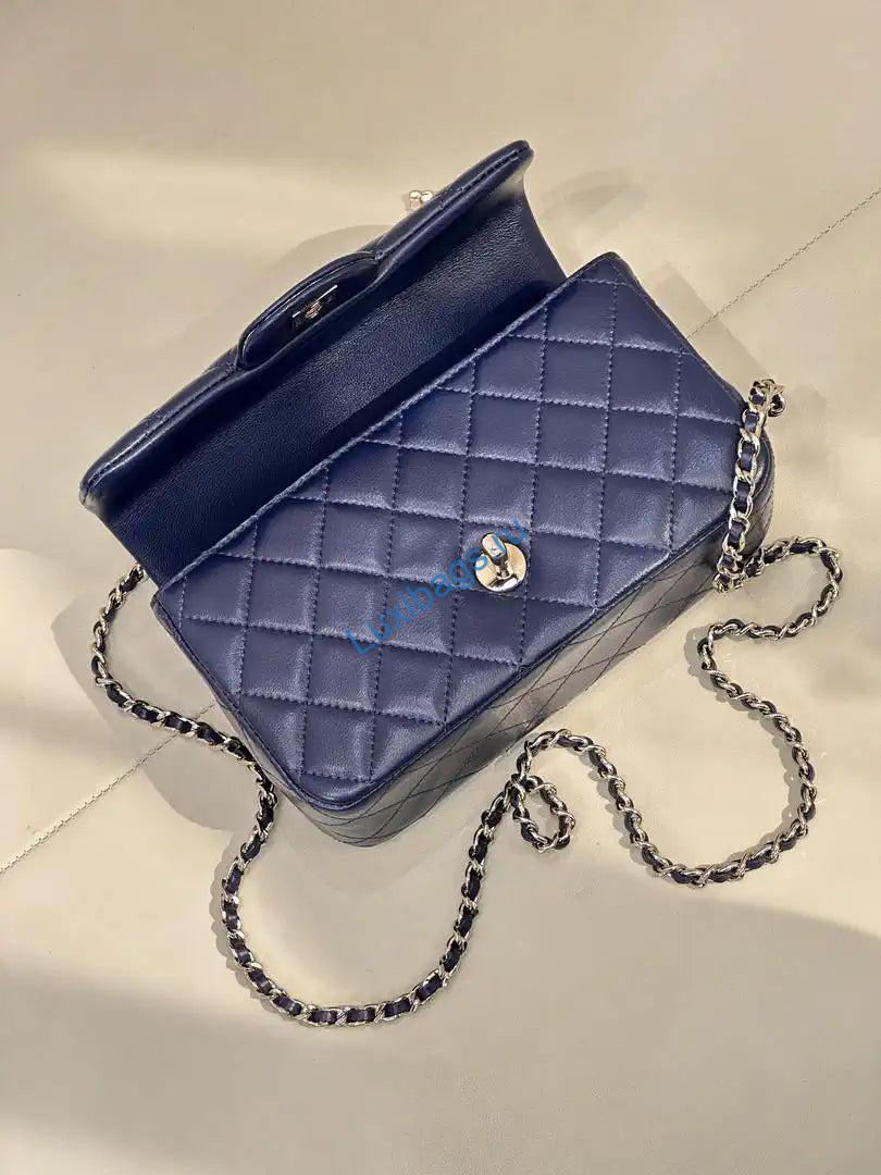chanel as2431 mini classic handbag with top handle cc19047 strass & gold-tone metal 5 Chanel AS2431 Mini Classic Handbag With Top Handle CC19047 Strass & Gold-Tone Metal | chanel as2431 mini classic handbag with top handle cc19040 73