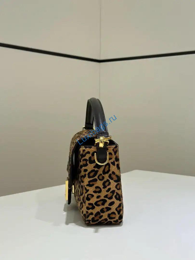 Fendi 8BR600 Baguette Medium bag Printed cavallino calfskin bag 8691M | fendi 8br600 baguette medium bag printed cavallino calfskin bag 2