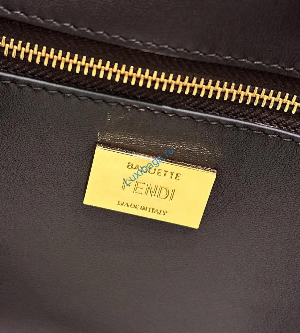 fendi 8br600 baguette medium bag printed cavallino calfskin bag 8691m 5 Fendi 8BR600 Baguette Medium bag Printed cavallino calfskin bag 8691M | fendi 8br600 baguette medium bag printed cavallino calfskin bag 6
