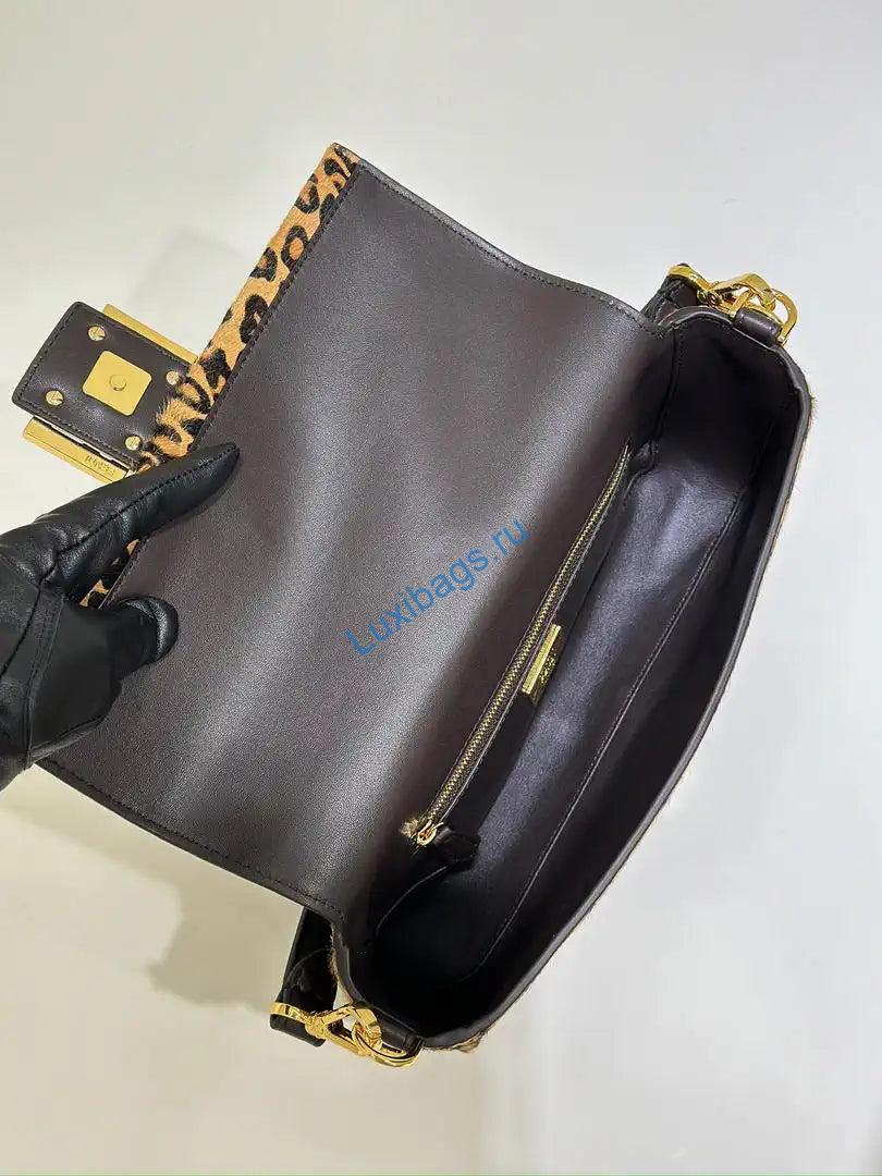 fendi 8br600 baguette medium bag printed cavallino calfskin bag 8691m 8 Fendi 8BR600 Baguette Medium bag Printed cavallino calfskin bag 8691M | fendi 8br600 baguette medium bag printed cavallino calfskin bag 9