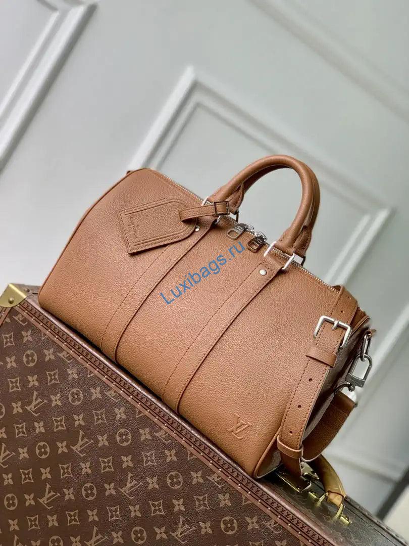 Louis Vuitton Keepall Bandoulière 35 Bag LV M25980 Brown