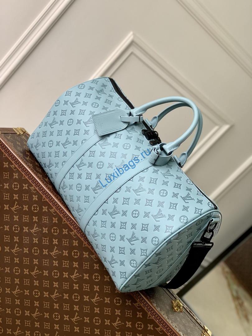 louis vuitton keepall bandoulière 50 bag lv m14842 ligth blue 1 Louis Vuitton Keepall Bandoulière 50 Bag LV M14842 Ligth Blue | louis vuitton keepall bandouliere 50 bag lv m14842 blue 02