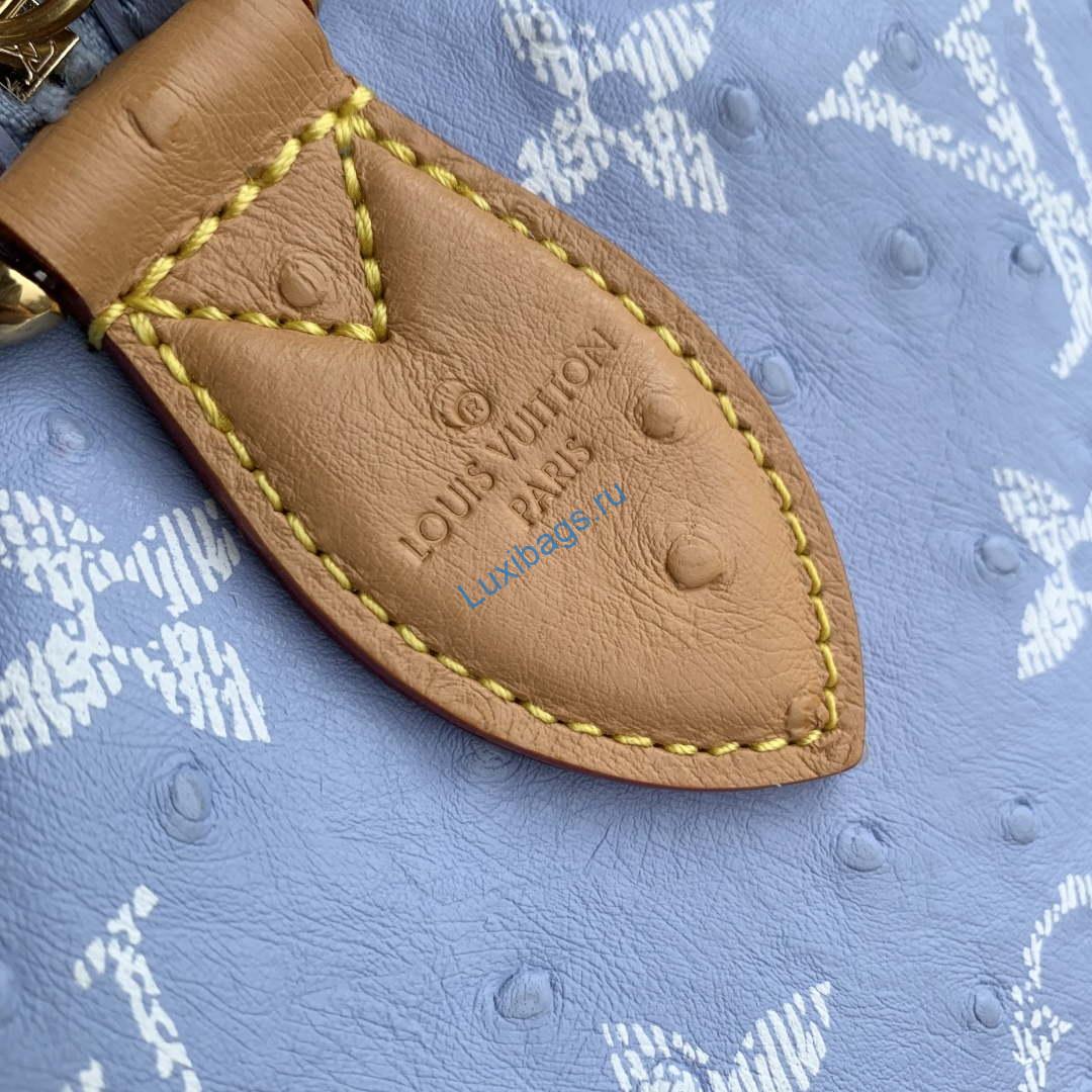 lv m24417 louis vuitton speedy p9 bandoulière 40 bag light blue ostrich pattern 6 LV M24417 Louis Vuitton Speedy P9 Bandoulière 40 Bag Light blue Ostrich Pattern | lv m24417 louis vuitton speedy p9 bandouliere 40 bag light blue ostrich pattern 7
