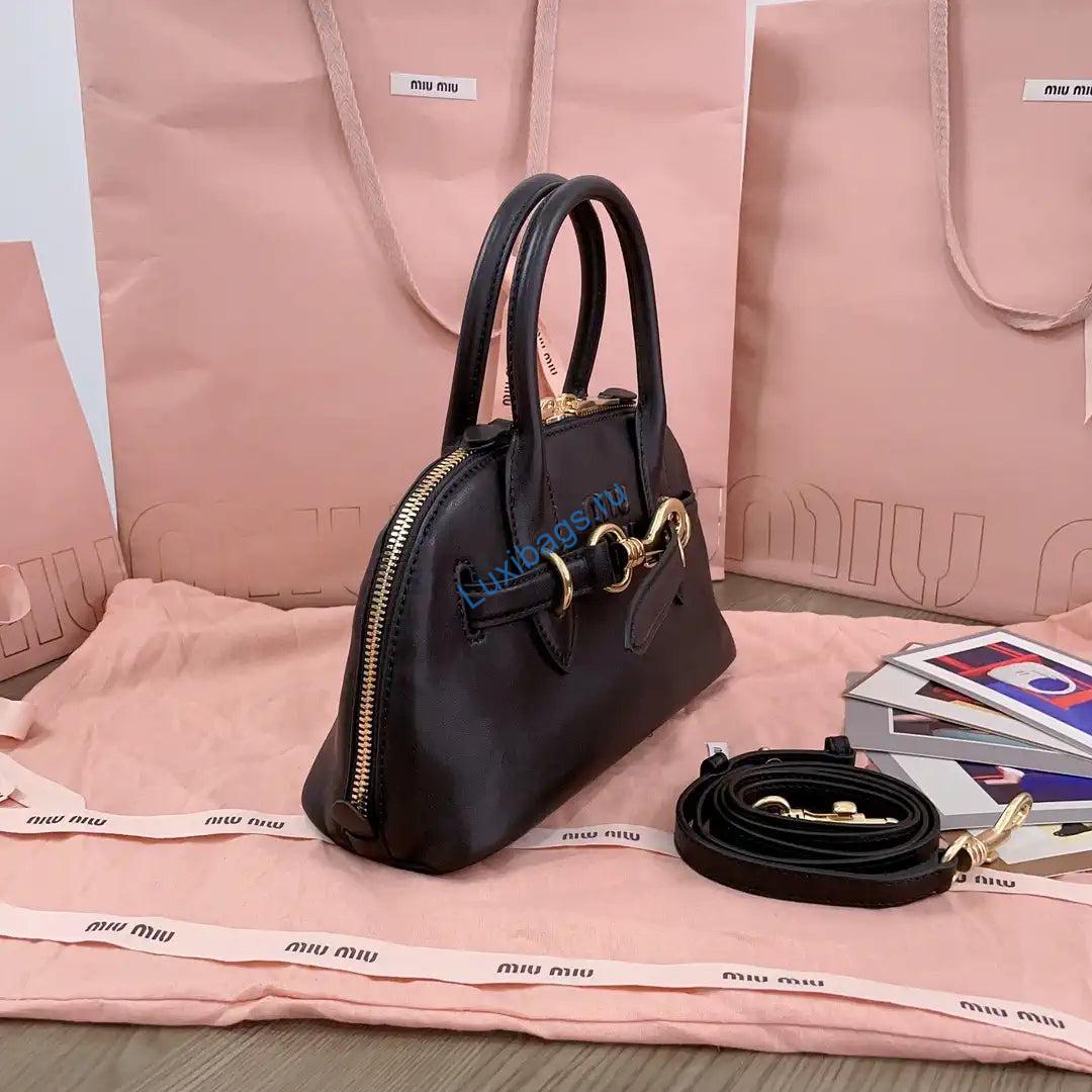 miumiu 5bb169 aventure nappa leather top-handle bag black 1 MiuMiu 5BB169 Aventure nappa leather top-handle bag Black | miumiu 5bb168 aventure nappa leather top handle bag black 02 beca3556 4eca 4f9c ab85 1d44e6f797f4