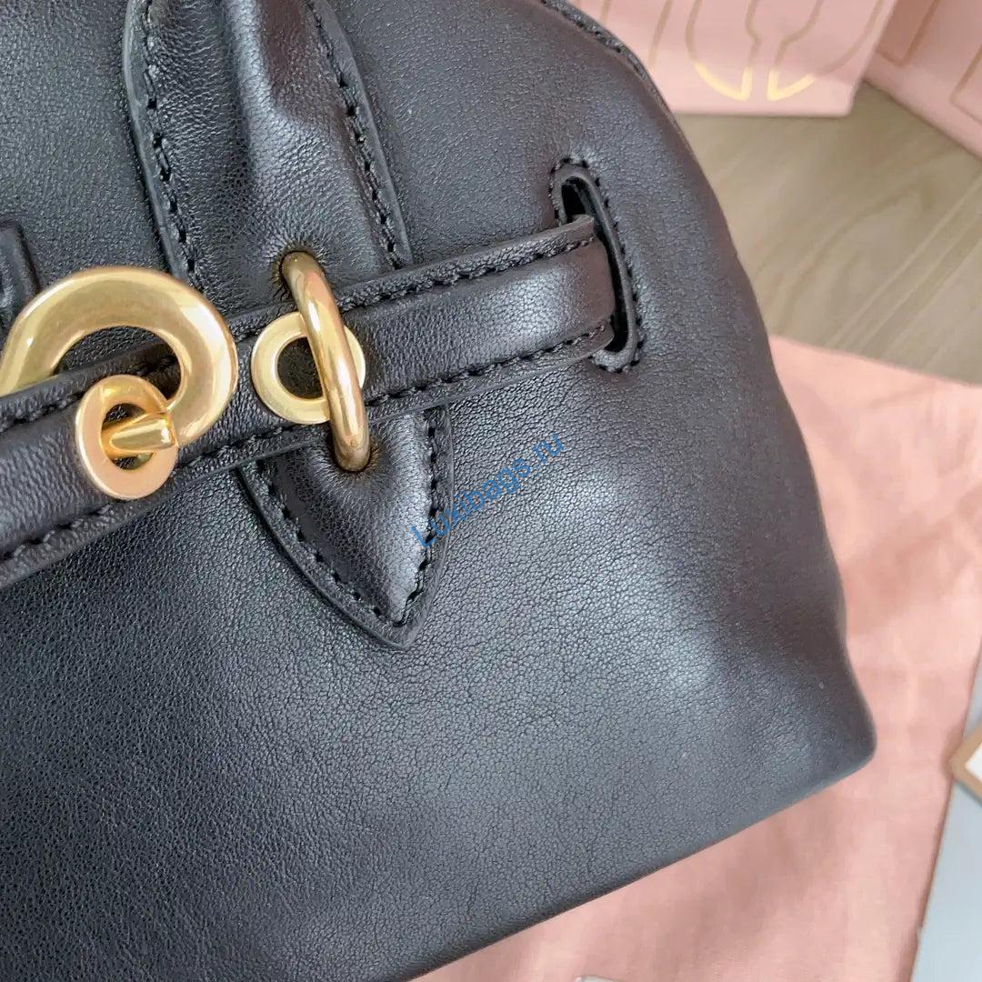 miumiu 5bb169 aventure nappa leather top-handle bag black 5 MiuMiu 5BB169 Aventure nappa leather top-handle bag Black | miumiu 5bb168 aventure nappa leather top handle bag black 06 6394350d c12e 46b4 a113 84fb80c2aa14