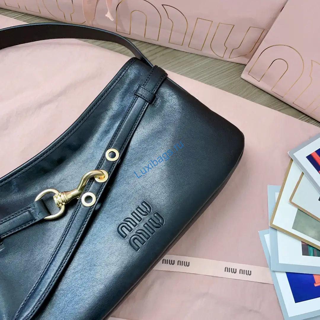miumiu 5bc182 aventure nappa leather small bag black 4 MiuMiu 5BC182 Aventure nappa leather Small bag Black | miumiu 5bc182aventure nappa leather small bag black 05