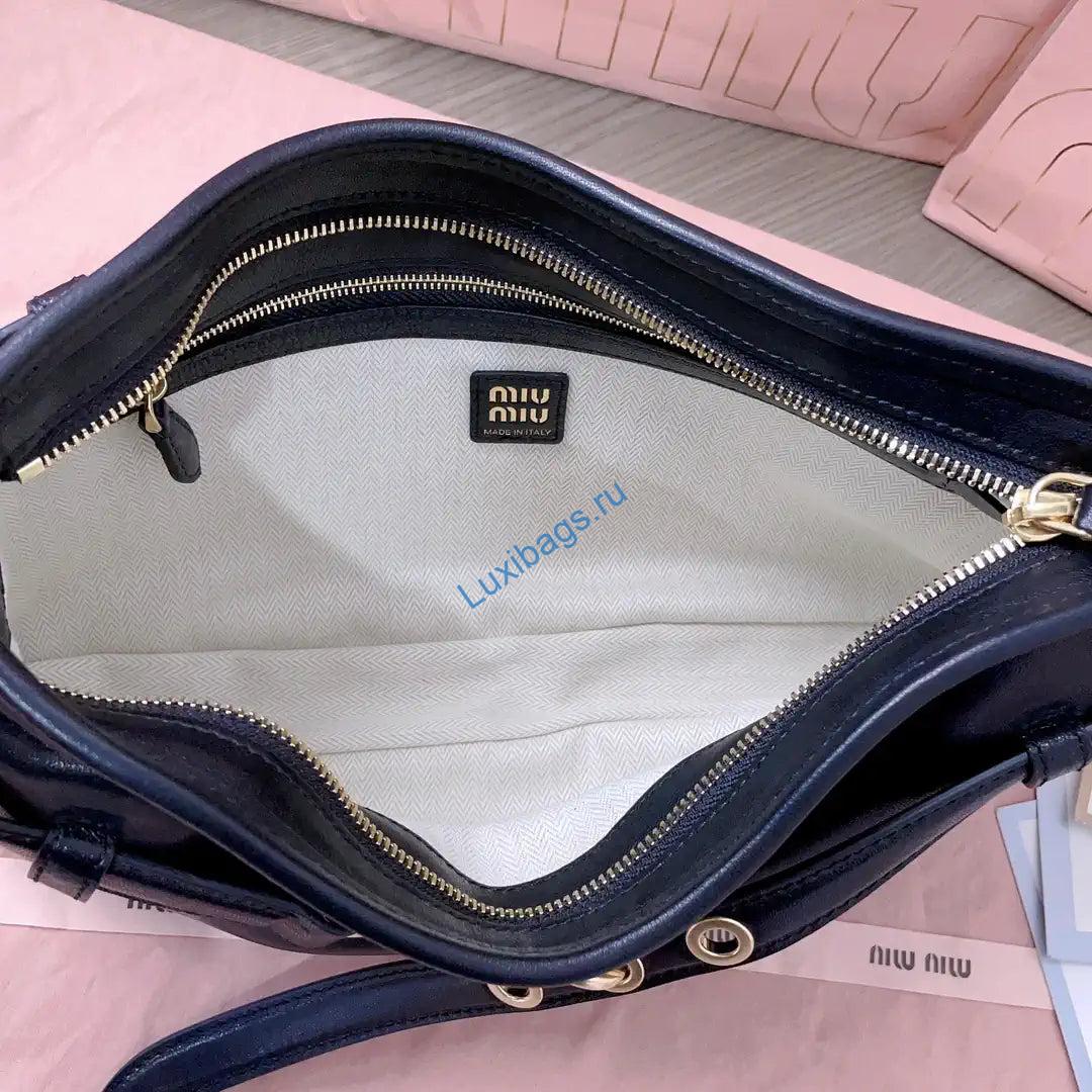 miumiu 5bc182 aventure nappa leather small bag black 7 MiuMiu 5BC182 Aventure nappa leather Small bag Black | miumiu 5bc182aventure nappa leather small bag black 08
