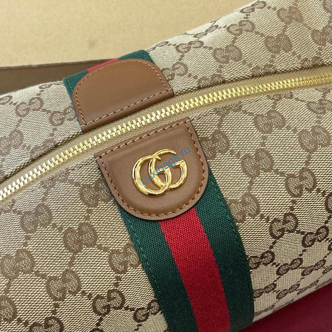 Gucci 857799 Gucci Vanity Medium Top Handle Bag Brown | gucci 857799 gucci vanity medium top handle bag brown 7